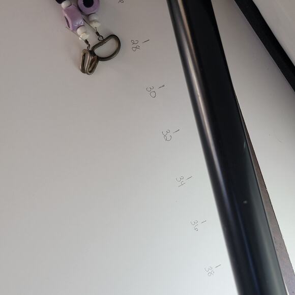 Vintage 1970s Bead Necklace 28 Inch Purple Pink Boho Jewelry - Picture 10 of 10